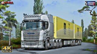 Truckers of Europe 3| narrow roads of linz| realistic HD gameplay