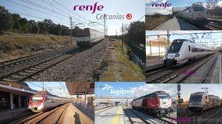 Recopilatorio de trenes variados por la Comunidad de Madrid