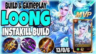 LOONG HONOR OF KINGS | POSSIBLE 100% ONE SHOT KILL ? - GRANDMASTER GAMEPLAY