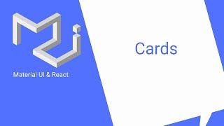 React & Material UI #12: Cards + Cards layout with Grid