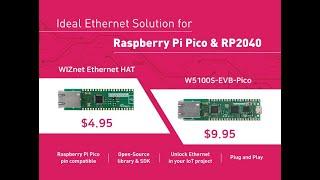 Ethernet for Raspberry Pi Pico, WIZnet Ethernet HAT