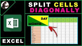 How to Split Cells Diagonally in Excel