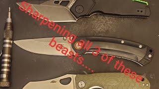 Sharpening QSP Copperhead, Revo Beserk, and Honey Badger - EEDC