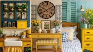 Farmhouse Chic Decor: Transforming Repurposed Old Furniture with Bold Colour Schemes