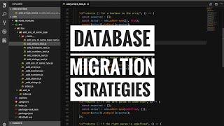 Database migration strategies