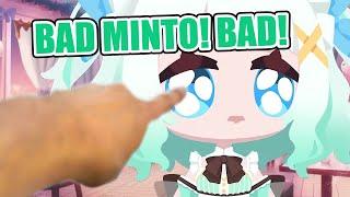 no no! bad minto! bad!