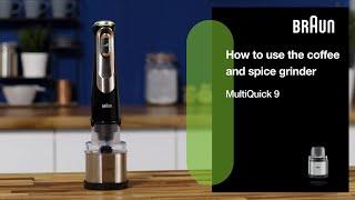 MultiQuick 9 | How to use the coffee and spice grinder