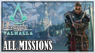 Assassin's Creed Valhalla - All Missions Full Gameplay [Full HD, 60fps, PC] No Commentary