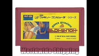 Japanese Retro games video online game shop NES Super dyna's mix badminton Famicom games