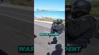 Biker Accidentally Crashes Into a Pickup Truck!