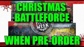 Games Workshop Christmas BATTLEFORCE Dates You NEED to KNOW  Warhammer 40,000 & Age of Sigmar