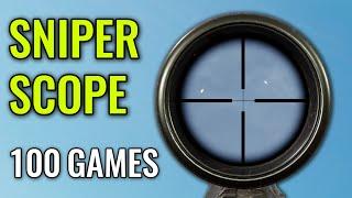 SNIPER SCOPE - Comparison in 100 Games