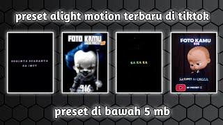 KUMPULAN 20 PRESET ALIGHT MOTION JEDAG JEDUG TERBARU 2021 || PRESET KATA KATA DI BAWAH 5 MB