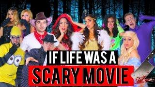 If Life was A Scary Movie! Halloween 2015 | Niki and Gabi