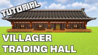 Aesthetic Villager Trading Hall | Minecraft Tutorial