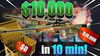 How I won $10,000 in under 10 minutes | KeyDrop CSGO Gambling | AnoN