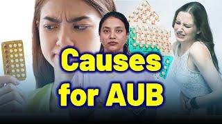 Causes for AUB, Irregular Menstrual Bleeding. Treatment  Homeopathy