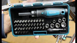 Makita Bit/Nut driver set: Inexpensive, strong enough, solid case, SAE. For apartment warming gift.