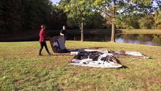 Ozark Trail Flat Creek 12P Family House Tent - Takedown