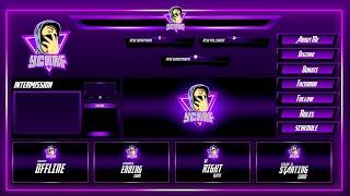 New Top Twitch Overlay Design 147 Free Twitch Overlay Template #2022