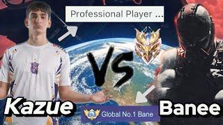 GLOBAL 1 vs E SPOR (Can I Beat Professional player)- Kazue vs Banee / -Mobile Legends