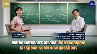 Mathematician's advice: Don't compete for speed, solve new problems