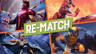 RE-MATCH! Iron Man, Captain America, Wolverine, Storm | Marvel Commander Gameplay