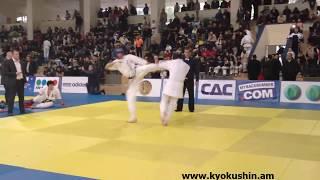 Hovhannes Sargsyan fighter in Armenian Kyokushin karate federation