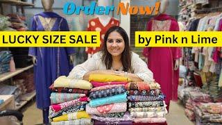 LUCKY SIZES SALE | Pink n Lime |