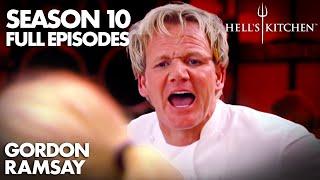 Things Get UGLY In The Kitchen! | Hell's Kitchen | Season 10 - Episodes 4, 5, 6 | Gordon Ramsay