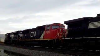 NS #1054 with CN leads a NS ethanol train through Oneida, TN