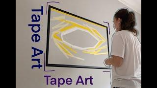 Eye Tape Art/Process