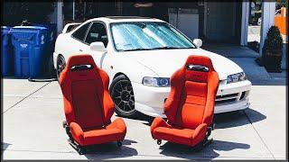 NEW RECARO BUCKET SEATS FOR THE INTEGRA DC2!