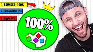 100% CHALLENGE vs MY FRIENDS (PAPER.IO)