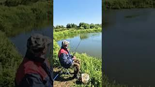 Рыбалка  на реке Вёкса #discover #Russian #river #province #глубинка #village #fishing #nature #рф