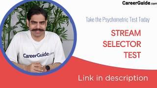 CareerGuide.com's Stream Selector Test