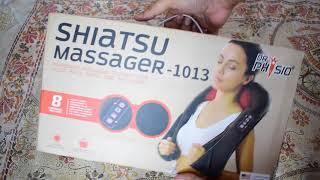 Dr Physio Shiatsu Neck Massager Unboxing and Demo 2020