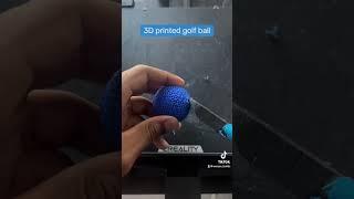 3D printed golf ball #3dprinting #design #golf