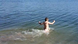 Skinny Dipping at Kolob Reservoir near Zion National Park