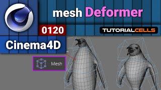 0120. mesh deformer in cinema 4d