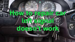 How to repair car signal and flasher switch. Toyota