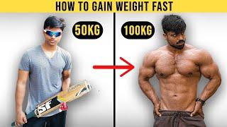 Skinny To Muscular Body Kaise Banaye ( How to Gain Weight In 30 Days )