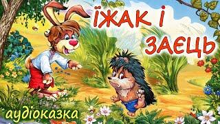  АУДІОКАЗКА НА НІЧ - "ЇЖАК І ЗАЄЦЬ"  Українська народна казка | Краще  дітям українською мовою 