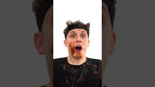 ASMR Squid Game Dalgona Candy Face Mask #shorts
