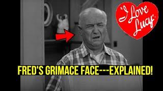 Fred Mertz's (Bill Frawley) Perfect GRIMACE Face on "I Love Lucy"