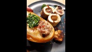 Garlicky Marrow Bruschetta