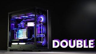 DOUBLE - Dual Cylinder Watercooled PC | RTX 4090 & Intel i9-14900KS