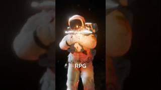 Firing an RPG in Space         #rpg #space #science #facts #3d #animation #astronaut #shorts #short