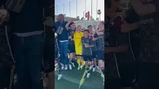 Ajax PITCH INVASION after winning the Algarve Elite Cup! #football #soccer #footballskills #sports