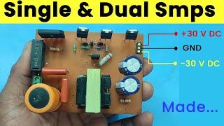 How To Make Dual Power Supply SMPS